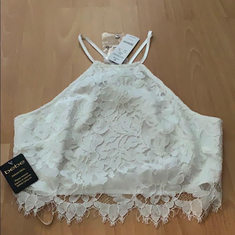 Bebe lace top